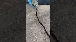 Crack Repair Tutorial concrete contractor concreterepair [upl. by Naellij352]