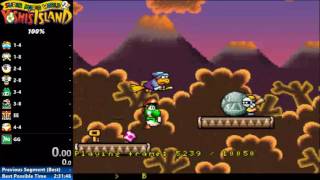 Yoshis Island SMW2 Hack 31 100 in 220  TAS [upl. by Reyam]