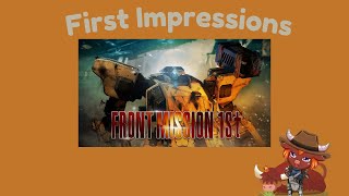 First Impressions Front Mission 1st remake [upl. by Anaujit153]