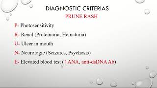 Systemic Lupus Erythematosus SLE Mnemonic [upl. by Goldberg]