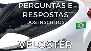 Perguntas e respostas dos inscritos  carvlog noturno  Hyundai Veloster  Brasil [upl. by Arabel]