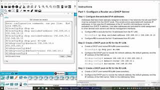 7210 Packet Tracer  Configure DHCPv4 [upl. by Neddie]