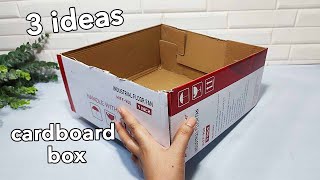 3 Clever DIY Cardboard Box Changing previously used boxes into environmentallyfriendly treasures [upl. by Annej]