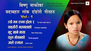 Bishnu Majhi Evergreen Hit Lok Dohori Songs Collection Vol 1विष्णु माझिका सदबाहर लोकदोहोरी गीतहरु [upl. by Emerej571]