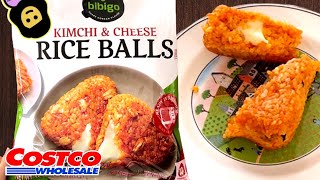 🇰🇷 Bibigo Kimchi amp Cheese Rice Balls  Costco Product Review [upl. by Tfat]