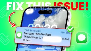 How to Solve Time Sensitive Message Failed Issue on iPhone [upl. by Gee400]