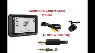 Garmin 770 LMT BAckup camera 35 4 pole plug pinout [upl. by Mehcanem]