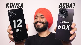 Best Budget 5G Phone Under ₹12000  realme narzo 60x vs Redmi 12 5G [upl. by Augustina]