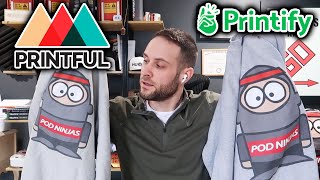 I Reviewed 1000 Of Printify amp Printful Samples Heres My Thoughts [upl. by Edras417]