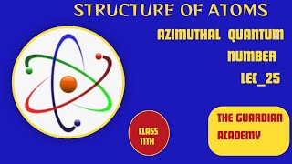 LEC25CLASS11AZIMUTHALQUANTUMNUMBERCHAPTER2STRUCTUREOFATOM [upl. by Nosremaj]