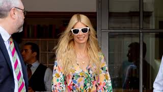 Claudia Schiffer Steps Out in New York [upl. by Horton]