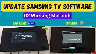 How to Update Samsung Tv Software [upl. by Ahsemaj]