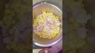 sweet corn salad 😋🤤shortsviral food trending snacks [upl. by Ojytteb]