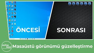 Windows 10 Masaüstü görünümünü güzelleştirmek  Mouse imleci  Hareketli arkaplan  Klasör İkonları [upl. by Desiree]