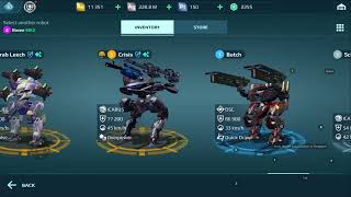 War Robots Free to play account Opens 2x Red Gold Datapads and 20x Blue silver Datapadsgameplay [upl. by Akram]