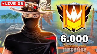 FREE FIRE AO VIVO ❤🔥RUMO AO DESAFIANTE COM MEUS INSCRITOS NO FREE FIRE ❤🔥 DILSIN TV ❤ [upl. by Ardnoid]