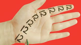 Easy Trick  Simple Back Hand Heena Design For Beginners 12 Simple Number Mehndi Design 2024 [upl. by Ahsitra]