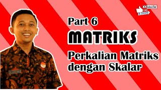 Matriks Part 6  Perkalian dengan Skalar [upl. by Hgielyak]