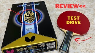 REVIEW Bet Butterfly Fan Zhendong Super ALC  TEST DRIVE  Raket Ping Pong [upl. by Neelia765]