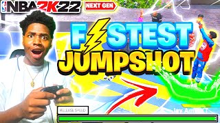 i tried the FASTEST JUMPSHOT On NBA 2K22 NEXT GENand it became THE BEST GREEN JUMPSHOT ON 2K22 [upl. by Brook]