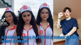 orang luarpun mengikuti goyangan chika tiktok papi chulo [upl. by Htiekram967]