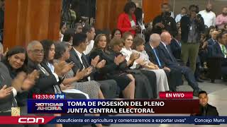 CDN en vivo  Toma de posesión del pleno Junta Central Electoral [upl. by Nelleeus]