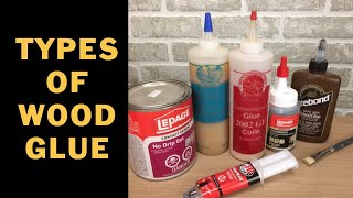 Wood Glue Types for Woodworking  Howto glue woodglue [upl. by Lazos]