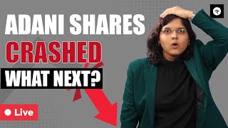 Adani Shares Crashed  PSU Shares Crashed  What Next  CA Rachana Ranade [upl. by Asirrac177]