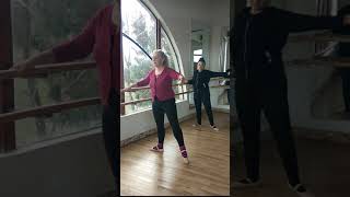 Battement Tendu Explanation and Exercise 2X Beginner Adult Ballet [upl. by Akins]