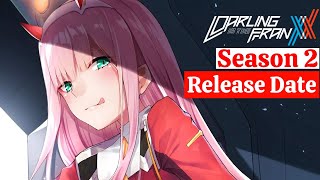 Darling In The Franxx Season 2 Release Date Announced [upl. by Rosalind854]