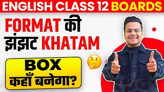 Writing Section ALL FORMATS Explained in One Video 🤯🔥  Class 12th English Boards 2024 [upl. by Zetrauq]