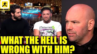 MMA Community concerned for Conor McGregor after his latest twitching interviewDana on Jake Paul [upl. by Noslien]