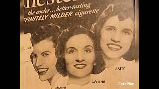 The Andrews Sisters July 13 1938 Radio Broadcast  Lonesome Road  Alexanders Ragtime Band [upl. by Ephram64]