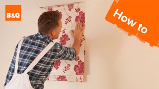 How to hang wallpaper part 2 hanging [upl. by Liew]