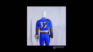 Fallout 33 Blue Cosplay Costumes Male Suits falloutcosplay [upl. by Nedla]