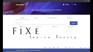 DeezLoader Reborn v313 Login Fix Easy 2018 [upl. by Enomis792]