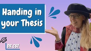 SUBMITTING YOUR THESIS Supporting a PhD student navigating the process universityresearch [upl. by Voccola]