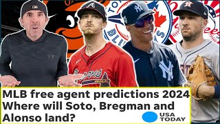 Reacting To MLB Free Agent Predictions From USA Today Soto To Blue Jays Bregman To Yankees amp More [upl. by Demp]