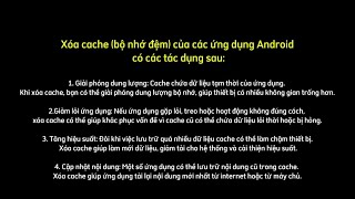 Xóa Cache Tất Cả Ứng Dụng ANDROID✅ Giải Phóng Ram Giảm Lag App Tốt Nhất Không Mất DỮ Liệu [upl. by Caryn]