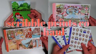 scribbleprintsco April Haul  Plannahannah [upl. by Maddox]