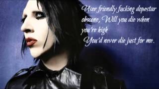 User friendly Marilyn Manson lyrics [upl. by Violetta]