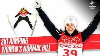 Ski Jumping  Full Replay  Womens Normal Hill  Beijing2022 [upl. by Kape235]