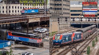 Afternoon of Railfanning in Chicago [upl. by Karlen]