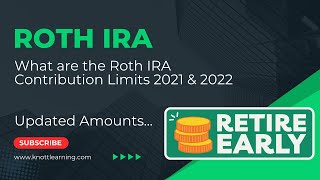 Maximum Roth IRA Contribution Limits for 2021 amp 2022 [upl. by Akinar66]