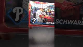 Kyle Schwarber logofractor 5 🔴 mlb baseball philly topps [upl. by Poler]