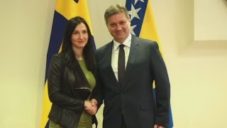 Aida Hadžialić u zvaničnoj posjeti Bosni i Hercegovini [upl. by Ybrek232]