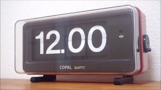 【Flip Clock】1970s COPAL QG870 Japanese Vintage パタパタ時計 [upl. by Mloc846]