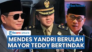 Mayor Teddy Gercep Peringatkan Menteri Kabinet Merah Putih usai Mendes Yandri Berulah [upl. by Noied985]