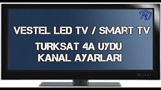 Vestel Tv Turksat 4A Uydu Ayarları [upl. by Llerrod157]