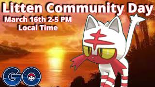 Its Litten Community Day in Pokemon Go [upl. by Anilra]